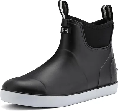 Zaxunai Gumboots Waterproof Rubber Deck Boots Best Deal