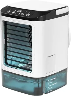 Personlig luftkühlare, mistluftkälare, 3-speed desktop küllexemplar, USB-laddbar sprefan, kompakt evaporativ