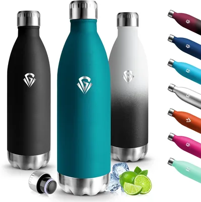 Bottiglia d'Acqua Motswedi da 1 Litro in Acciaio Inox 18/8, Reutilizzabile Termica, Antileak, per Sport e Yoga - Miglior Affare
