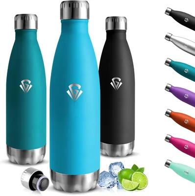 Bouteille d'eau isolée Motswedi, 750 ml, sans fuite, en acier inoxydable, 24h froide et 12h chaude, Thermos