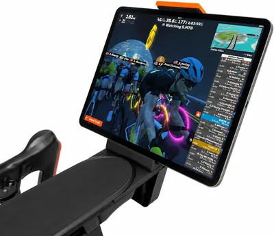 Zwift Ride Bike Tablet Holder, Black och Orange, Tryckmontage