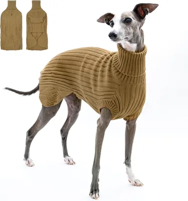Greyhound SweatSweaters Turtleneck Dog Jumper Large Knitwear Best Deal