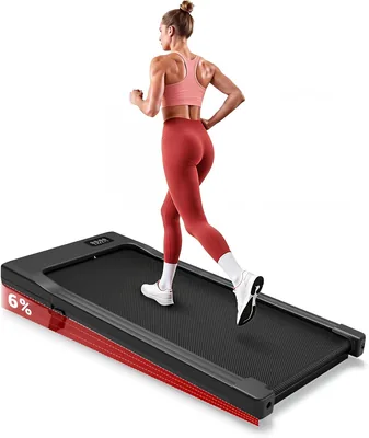 Superun Laufband, 2,5 PS Treadmill für Zuhause mit App und Fernbedienung, Max. Belastbarkeit: 136 kg
