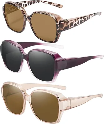 3 Pack Over Glasses Sunglasses Polarised Lens Best Deal