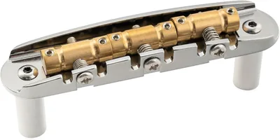 Musiclily Ultra 52,5mm Puente Offset con Placa Latón Macizo de Extremo Abierto Compensado 3 Selletas para Guitarra Eléctrica - Mejor Precio