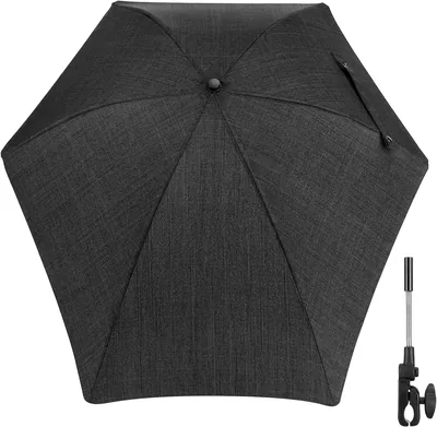 Universal Sonnenschirm Kinderwagen mit UV-Schutz 50+ - Buggy Regenschirm für Babys, 78cm Durchmesser