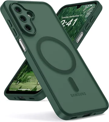 Funda Magnética para Samsung Galaxy A37 5G, Compatible con Magsafe, Protección Militar, Cubierta Transparente