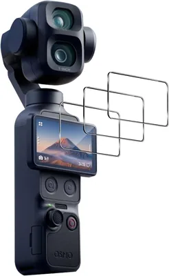 Locofun Protective Film for DJI Osmo Pocket 4P, 9H Tempered Glass (Pack of 3) - Best Deal