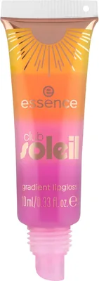 Essence Club SOLEIL Gradient Lip Gloss Nr. 01, Pink, Glänzend, Vegan, Ohne Parabene, Ohne Mikropartikel, Nanopartikel frei - Best Deal