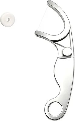Stainless Steel Dental Floss Stick - 50M Refill + Metal Holder Best Deal