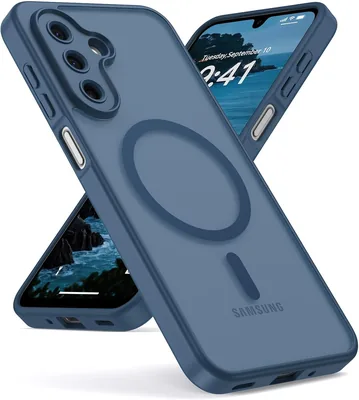 Funda magnética para teléfono Samsung Galaxy A57 5G, compatible con Magsafe, protección militar, mejor oferta