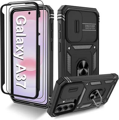 Pilaru Etui pancerne do Samsung Galaxy A37 5G z ochroną ekranu i aparatu, metalowe, Najlepsza cena