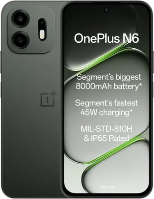 OnePlus N6 | 6GB+128GB | मध्यरात्रि हरा | 8000mAh की सबसे बड़ी बैटरी | 45W की सबसे तेज़ चार्जिंग | 60 महीने की सुचारू गति