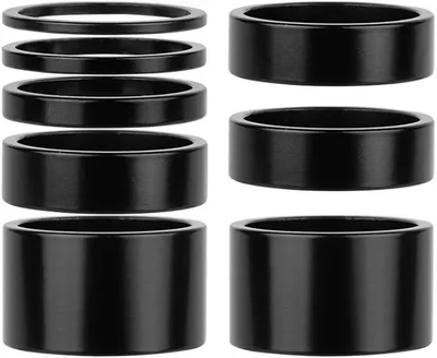Lahkvor Bicycle Spacers Pack of 8 - 28.6mm Aluminium Stem Washers