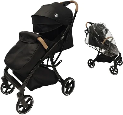 Nania Lexy - Poussette urbaine compacte, 0 à 4 ans (22 kg max), légère (7,5 kg), poussette à manchet, réversible, Best Deal