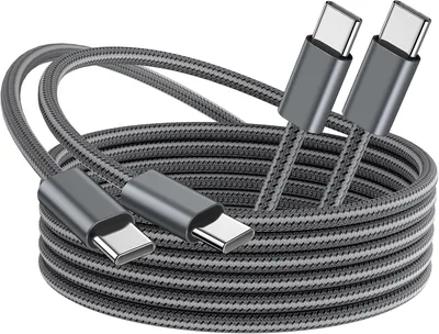 USB C Charger Cable,2Pack 1.8M USBC to USBC Cable,60W Phone Charger Cable | Type C Fast Charging for