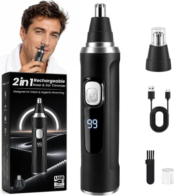 MDMSXXDD Ear Nose Hair Trimmer USB Rechargeable