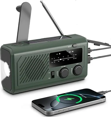 Wind Up Emergency Radio with Power Bank