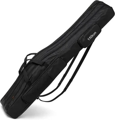 DEARBAG Fisktas, 150 cm, 3 delar, vattenfast, plattbar fiskarstöva med gaffor