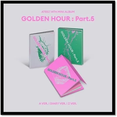 ATEEZ GOLDEN HOUR Part.5 Photobook 3 Ver Set 12% Off
