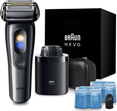 ブラウン NEVO15115C 電気シェーバー 防水設計 5+1枚刃 シルク 男性用 [Amazon.co.jp限定]