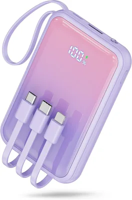 モバイルバッテリー 22,000mAh 大容量・超小型サイズ・4ポート同時充電
