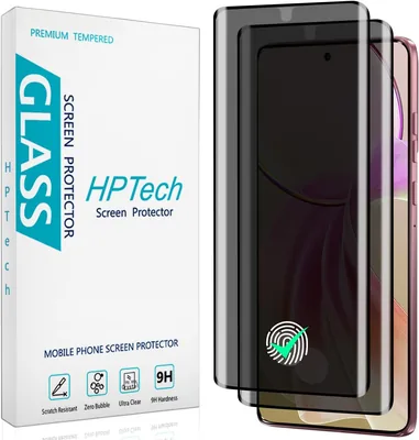 Protector de Pantalla HPTech para Moto Edge 2025/60 Fusion | Cristal Templado Antiespia