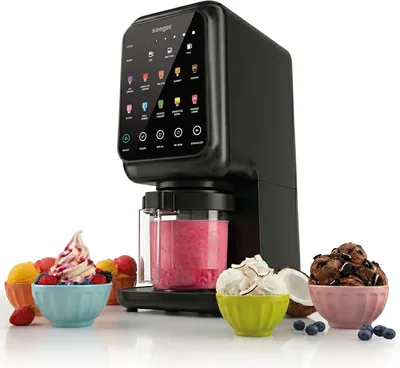 Seeger MultiCream Eiscreme-Maschine, 1,5 L, 10 Funktionen für Eis, Sorbet, Gelato, Milchshakes, Slushi und gefrorenen Joghurt, Mix-In Funktion