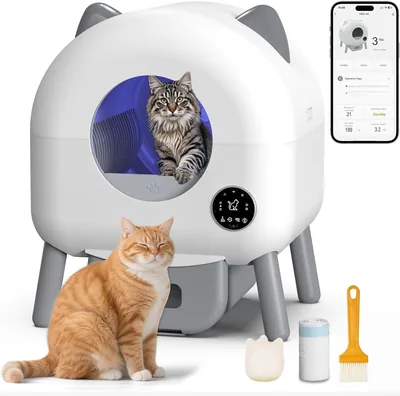 Cat Litter Genie Self Cleaning Cat Box 100L APP Control Best Deal