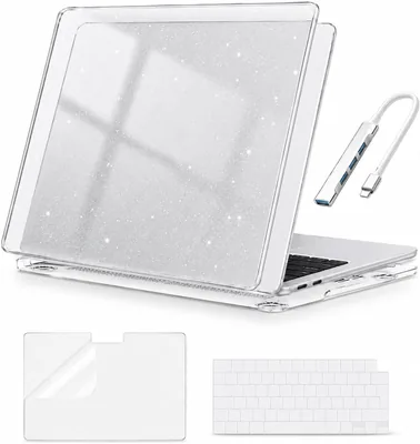 Funda Compatible MacBook Neo 13 Pulgadas A3404, Claro | Carcasa de Plástico Rigido con Cubierta de Teclado