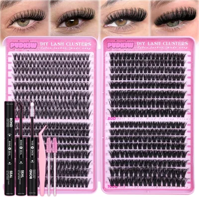 Wispy Lash Clusters Kit - 592pcs 9-16mm