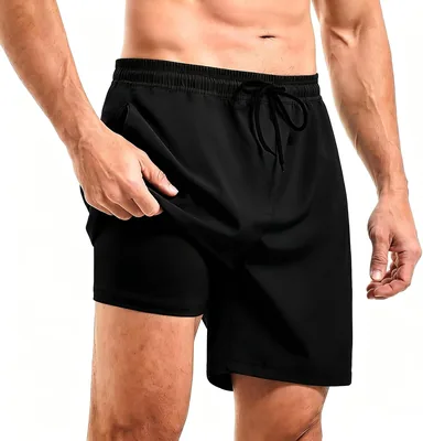CADITEX Swim Trunks 2 in 1 Compression Liner Best Deal