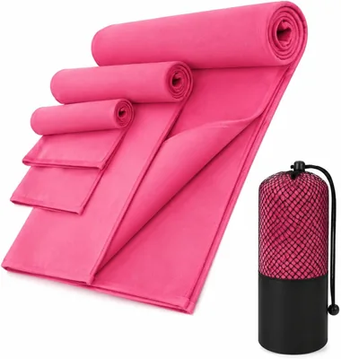 PUBAMALL Toallas de Microfibra para Entrenamiento y Viaje: Ligeras y Portátiles, Ideales para Sudor - Mejor Oferta