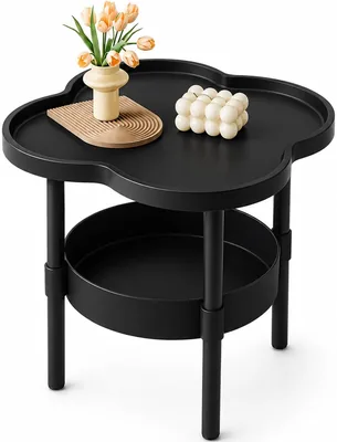 Toshionics Side Table 2 Tier Nightstand - Best Deal