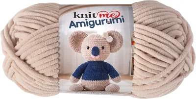 Fil à tricoter Amigurumi en velours chenille, fil épais pour crochet - 50 g/55 m en polyester super doux pour peluches et jouets