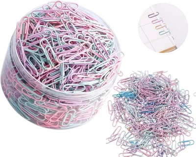 500 Pcs Metal Paper Clips, 29mm, Rust-Proof, Durable, Bulk (10% Off)