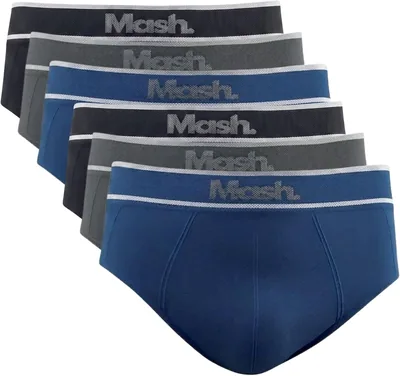 Kit com 6 Cujas Slip Mash Sem Costura de Poliamida com Toque Gelado - Melhor Preço