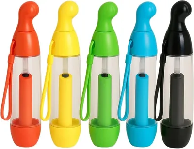 Misters réutilisables Shop-Story 22 cm, couleur aléatoire, pour rafraîchir le visage et le corps - Pack de 6