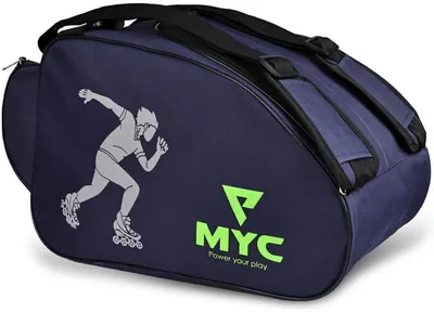 MYC नायलॉन रोलर और इनलाइन स्केटिंग कैरी बैग 12x11x9 इंच (नेवी) - 58% ऑफ