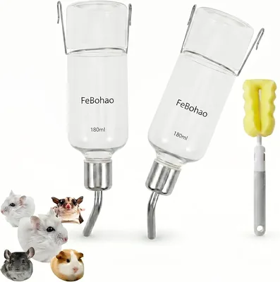 FeBohao Guinea Pig Water Bottle 2 Pack Best Deal