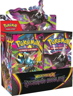 Pokémon TCG: Mega Evolução - Escuridão Absoluta - Caixa de Booster - Português, Jogo de Cartas