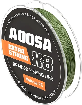 AOOSA Braided Fishing Line - Strong PE Wire
