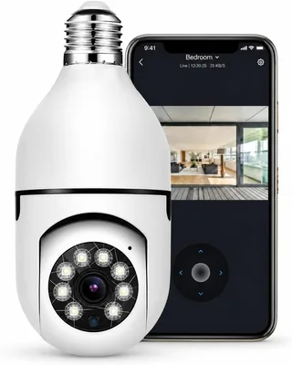Câmera de Segurança IP WiFi Full HD 1080p - Visão Noturna Infravermelho, Detecção de Movimento, Áudio Bidirecional, Giratória - Best Deal