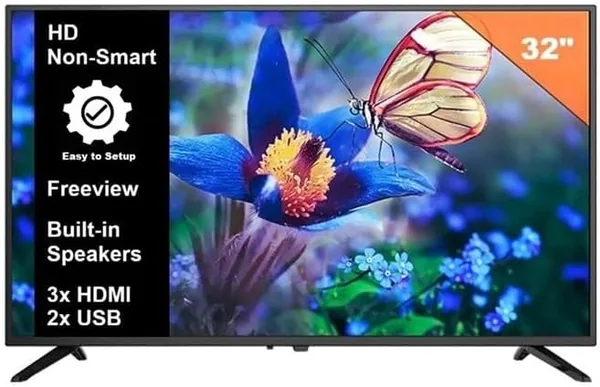 32 Inch HD TV Built-in Freeview DVB-T2 HDMI Best Deal