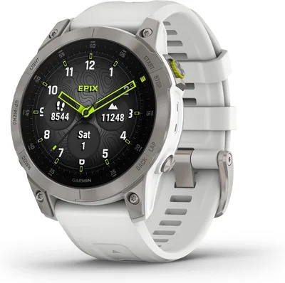 Garmin epix Gen 2 - Titanium White Smartwatch