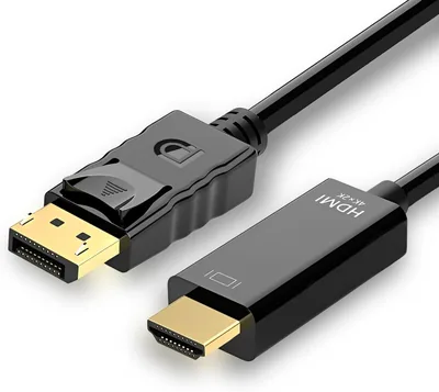 Cable DisplayPort a HDMI 4K@30Hz / 2K@60Hz UHD 1080P para Proyector y PC, Mejor Oferta
