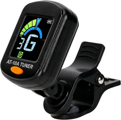 Clip On Guitar Tuner Ukulele Tool - 360 Rotating Clip Best Deal