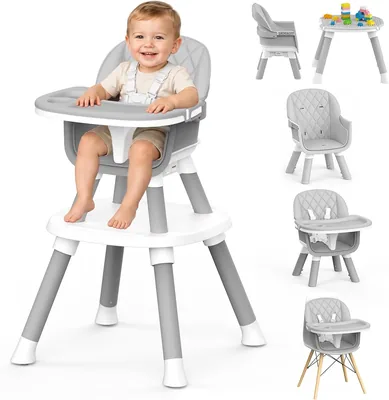 8-in-1 Convertible High Chair - Baby Booster Seat