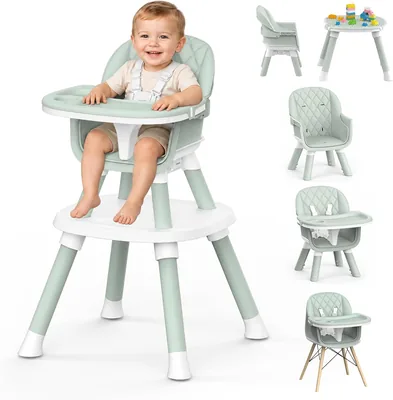 8-in-1 Convertible High Chair - Baby Booster Seat