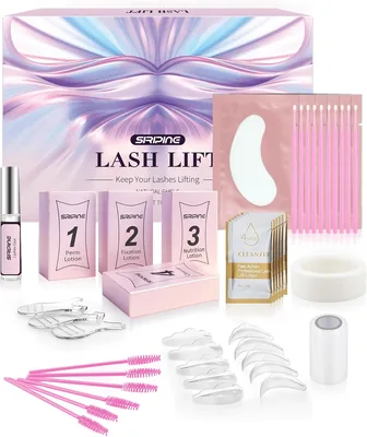 Wimpernlifting-Set, 6er Set Aktualisiertes Lash Lifting Set Professionell, Natürliche Locke Wimpernaufbau Kit, Langanhaltend, Ei